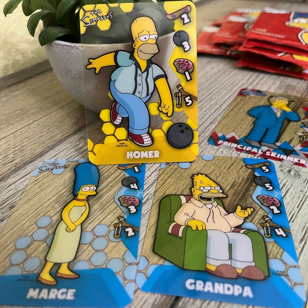 The Simpsons Lamincards